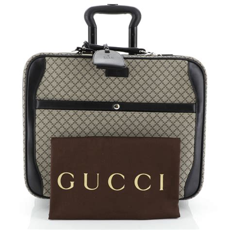 gucci rolling luggage for cheap|Gucci luggage for women.